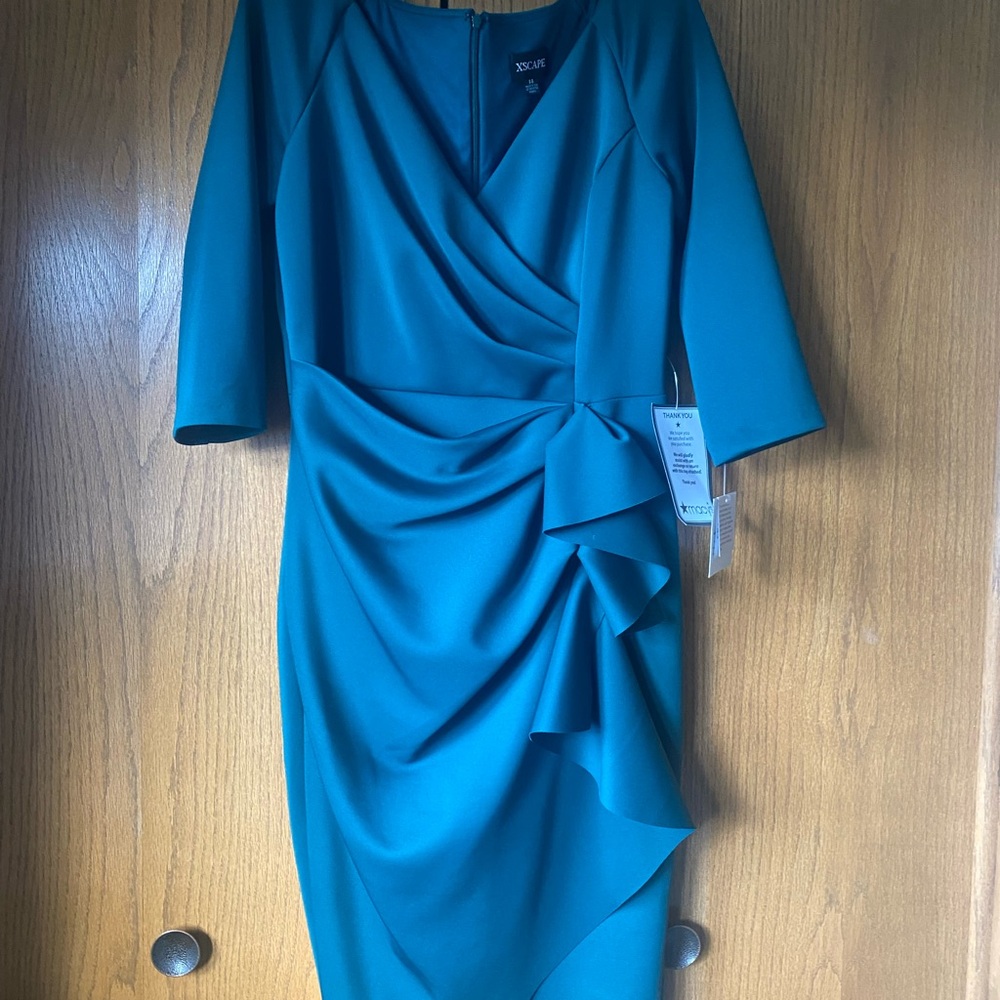 Xscape Wedding Guest Dress - Emerald